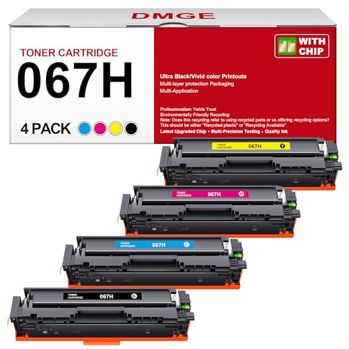 067H 4-pack toner cartridge set for Canon MF656Cdw MF654Cdw