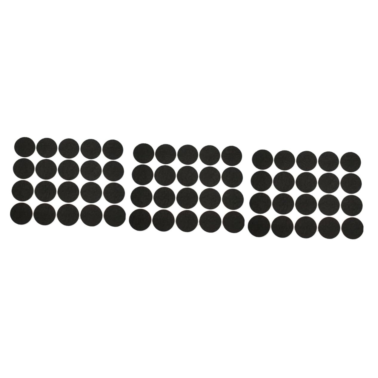 BESTonZON 300piezas Almohadillas De Fieltro Autoadhesivas De Redondos No Deslizantes para Patas De Muebles De Color Negro para Sillas y Mesas