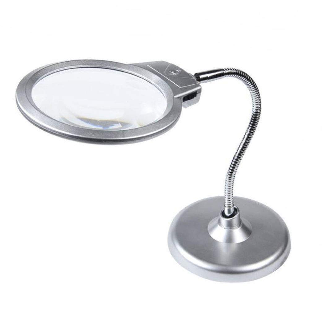 EUQKKWLOY Lupas Lupa de Pantalla Lupa, Lupa de Escritorio Servicio de Lectura Lupa Lupa LED Lupa con luz LED Vida cálida Familiar