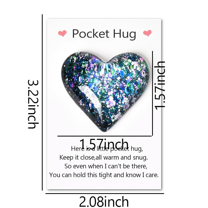 Pocket Hug Token Gift for Women Daughter Granddaughter Christmas Birthday Gift for Big Little Sister Niece Cousins Long Distance Relationship Gifts for Friend Bestie Inspirational Gift for Women Girls2