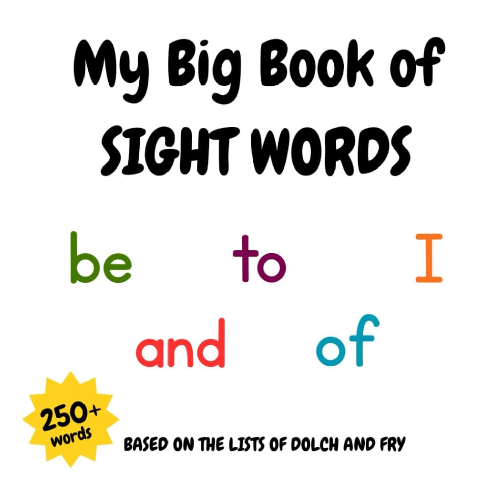 My Big Book of Sight Words (FUN AND EASY PHONICS SERIES)