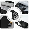 VADOO Sling Bag, Crossbody Bag with Zipper Lock, RFID Blocking & Water Resistant for Men and Women, Black, S, Anti Theft Crossbody Bag ,rfid Blocking, Zipper Lock & Water Resistant Sling Bag for Men #4