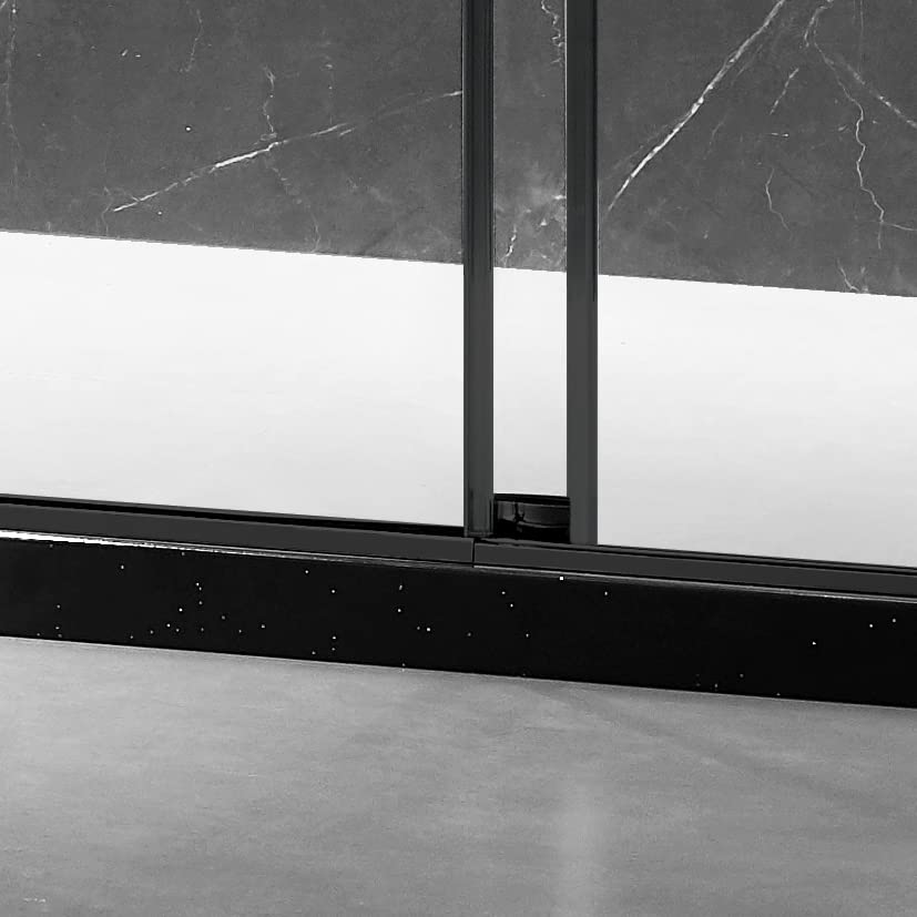 MoSweet Frameless Sliding Shower Door, 76-in. x 60-in. Glass 