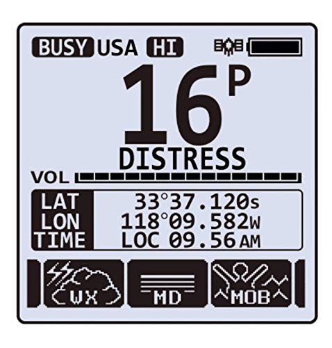 STANDARD HORIZON HX870 Floating 6W Handheld VHF with Internal GPS, Black - Thumbnail 4