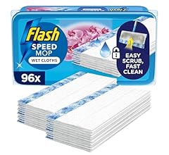 Flash Speedmop Wet Cloth Refills, Floor Cleaner, Wild Orchid, 96 Count (24 x 4)