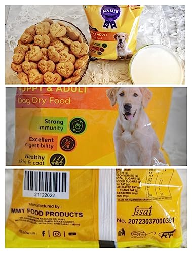 Image of Namie Vegetarian Dry Dog Food, Complete & Balanced Food for Puppy & Adult Dogs,5Kg (Buy One Get 1 Free)