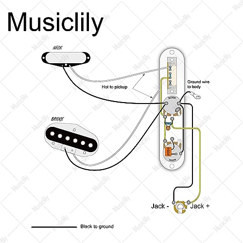 Plaque De Commande Pré-câblée Pour Guitare Telecaster - Boutons 3 Voies - Faisceau Inclus - Amélioration Sonore