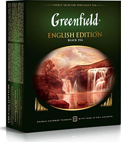 Greenfield Tea, English Edition, 100 Count #TOP3