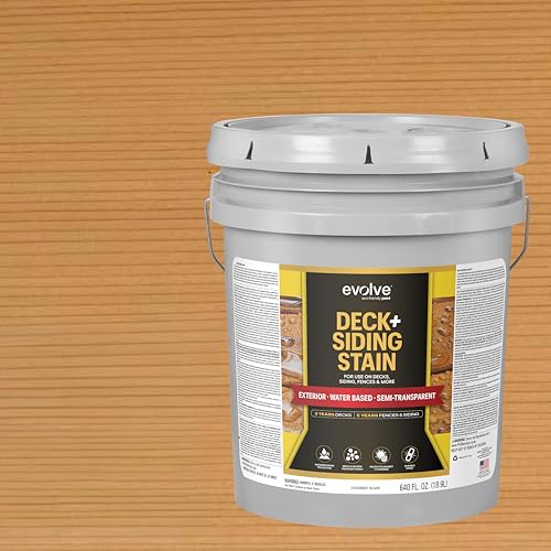 Evolve Semi-Transparent Deck & Siding Stain, (New...