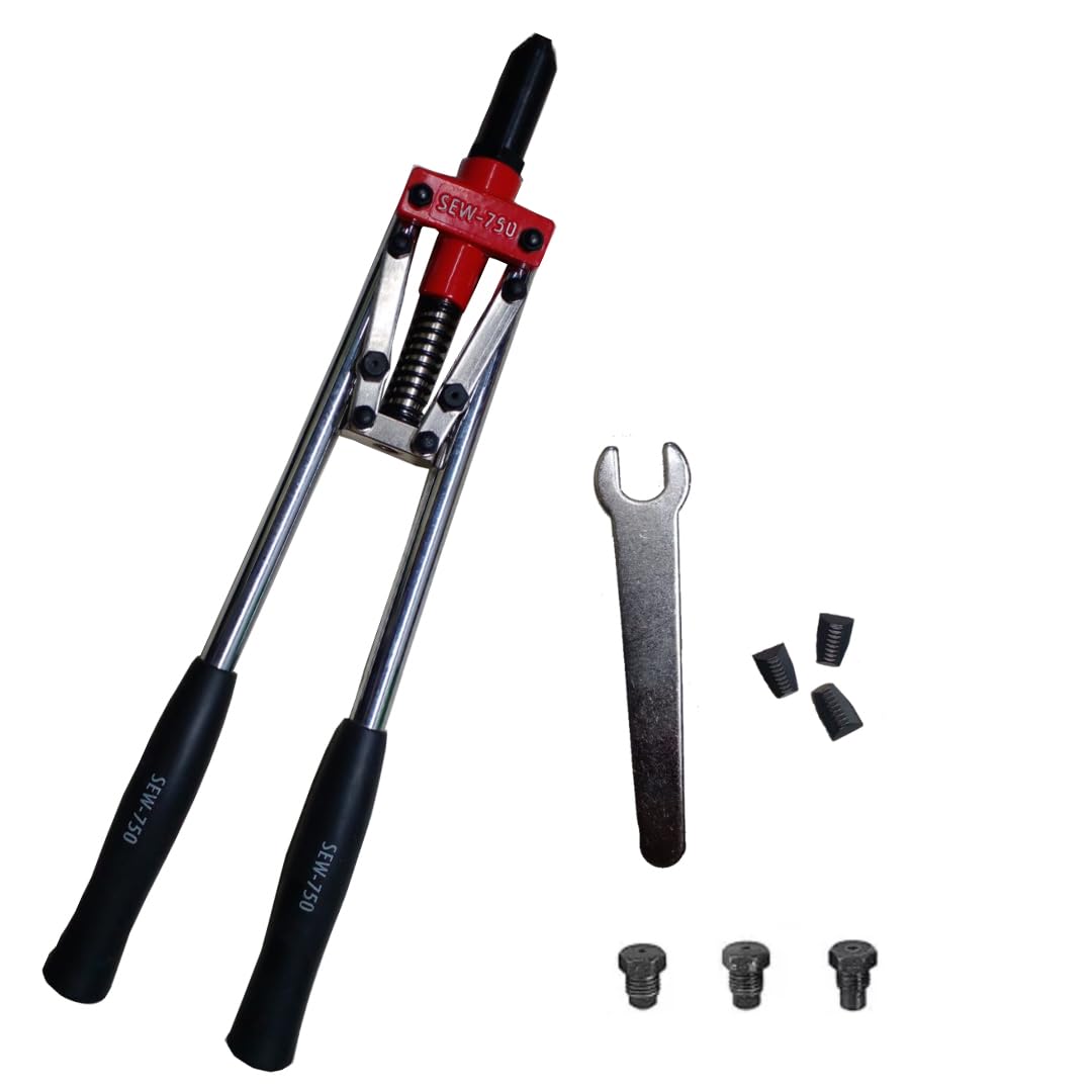 SL Fasteners SEW 750 Heavy Duty Hand Riveter Gun, Non Slip Double Handle Rivet Gun, Hand Pull Riveter Nail Gun, Riveting Tool Fast Hitting Rivet Gun (B0D4HV5VHL) Amazon Price History, Amazon Price Tracker