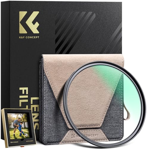 Filtre UV K&F Concept 62mm étanche et anti-rayures pour protéger votre objectif photo reflex