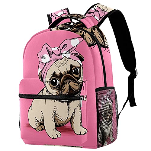 Excellent sac à dos d'école robuste et léger avec finitions soignées style chiot