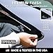 BOGAR TECH DESIGNS Side Window Chrome Delete Overlay Compatible with Jeep Cherokee 2014-2023, Gloss Black