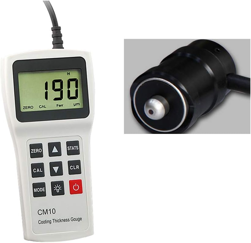 YUSHI CM10FH Portable Metal Coating Thickness Gauge/Meter for coating inspection
