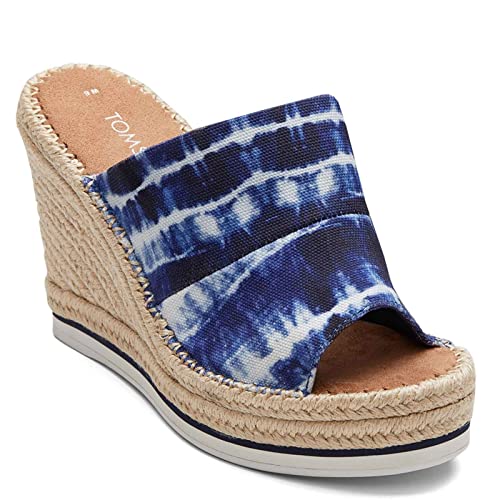 Toms Monica Mule Womens Slip On 85 Bm Us Navy Tie Dye #TOP1