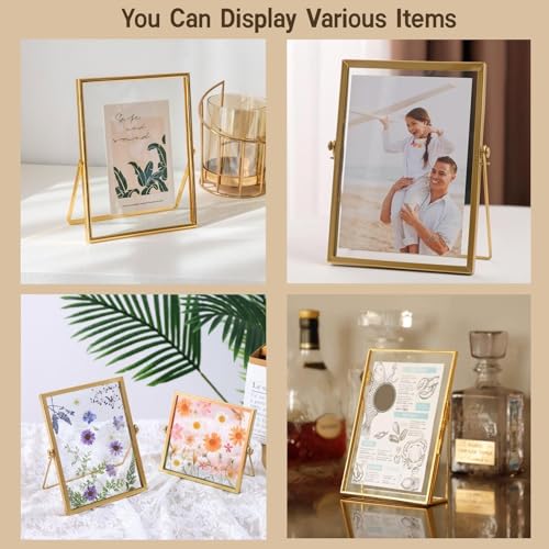 Bocguy Cornice Portafoto in Vetro per Fiori