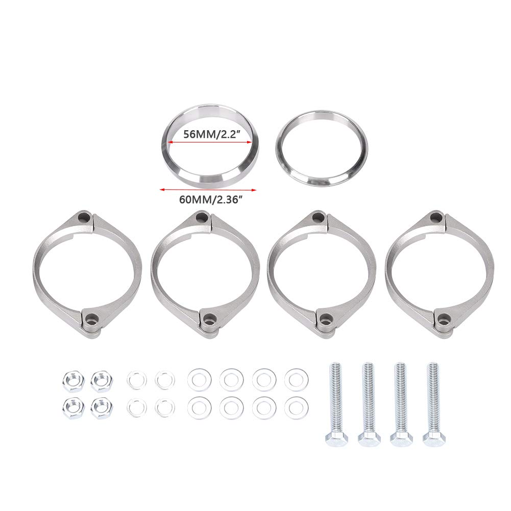 Réparation de de rouillée, Kit de fixation de supports de de réparation de boîte arrière de silencieux de d'échappement convient pour E46 M3