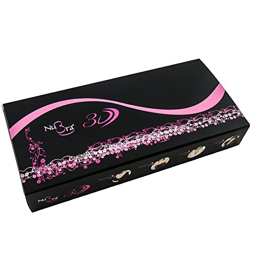 Nubra 3D Underwire Contour Silicone Adhesive Bra N368 + Cleanser N112, Pale Peach, Cup C #TOP26