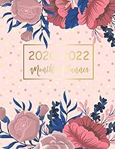 2020-2022 Monthly Planner: Elegant Flower Cover | 2020-2022 Three Year Planer with Holidays | Agenda Yearly Goals Monthly Calendar 36 Months | ... 36-Month Calendar Jan 2020 to Dec 2022)