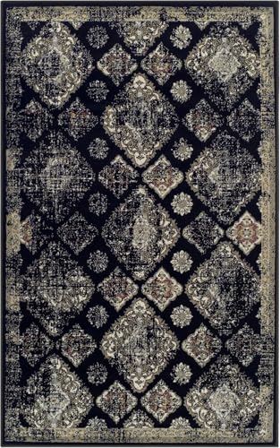 Tapete Superior Mayfair Indoor 2' x 3' Negro miniatura 2