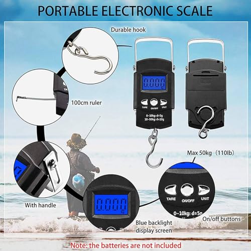 Pinza para peces y báscula de digital de mano para evitar pérdidas 5