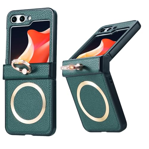 Coque de support magnétique rouge pour Samsung Galaxy Z Flip 6, 5, 4, 3
