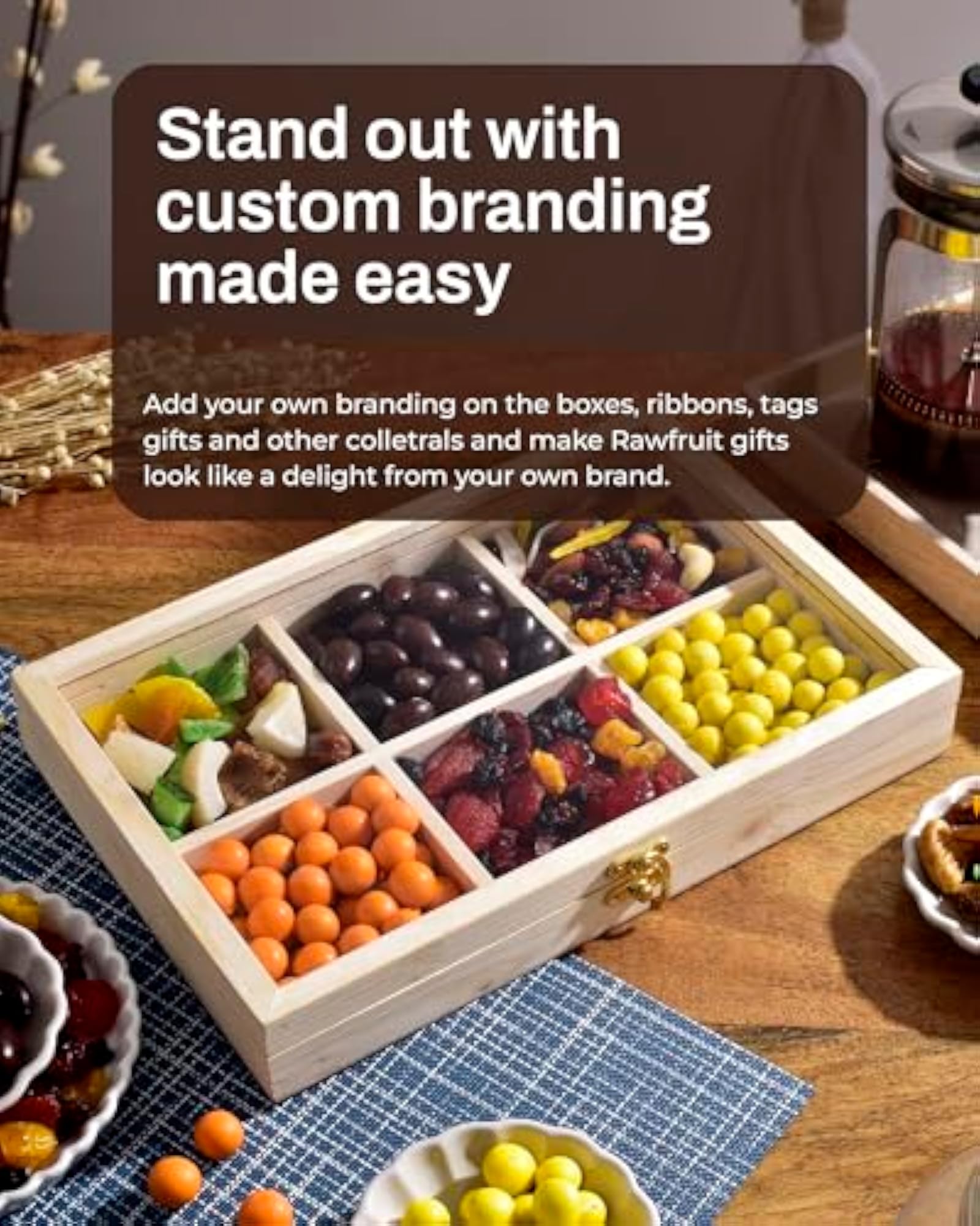 Rakhi Gift Set for Brother with Dry Fruits Combo Pack