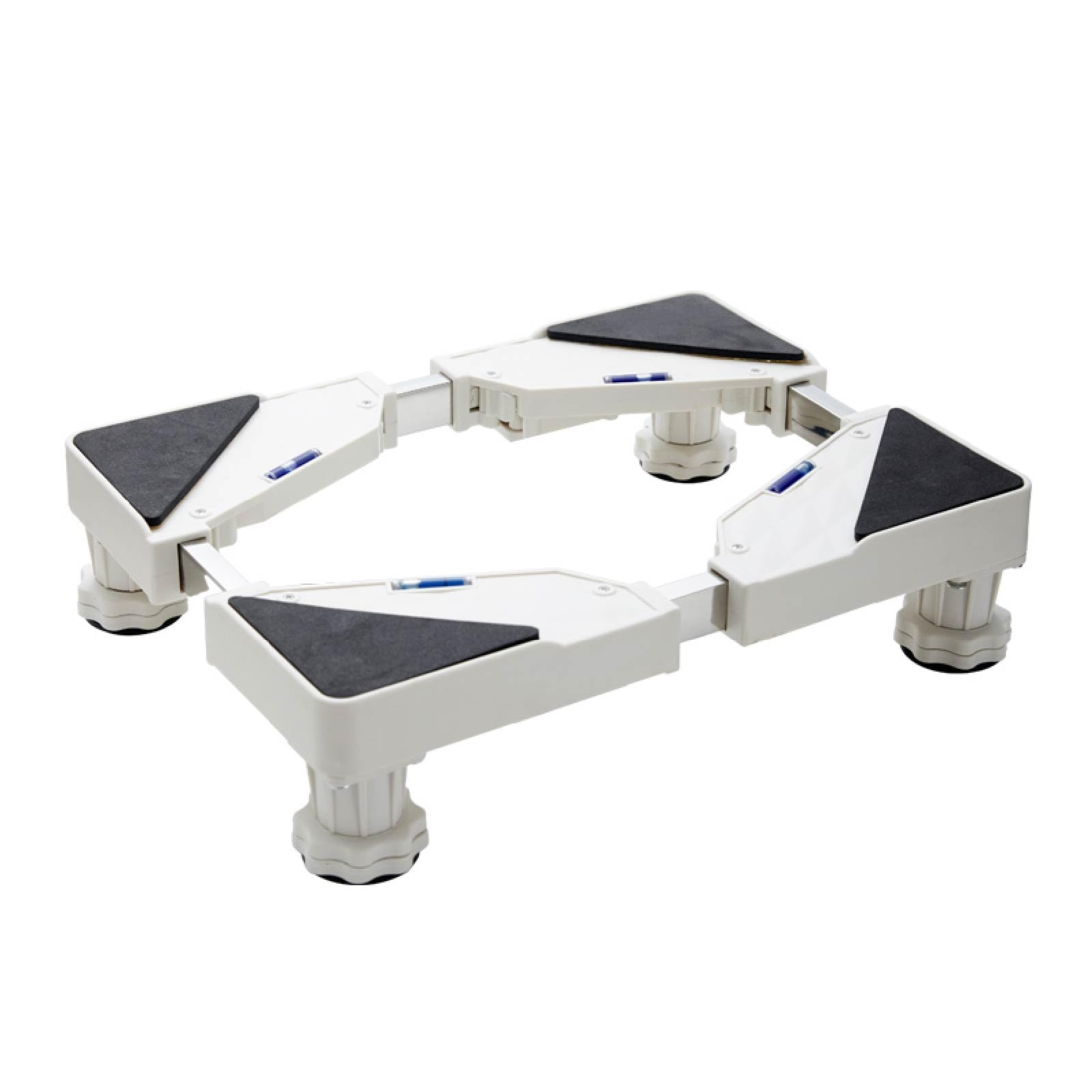 Base Lavadora con 4 Patas Antideslizantes Plataforma con 4 Pies Antivibración Soporte Ajustable amortiguador y reducción de ruido para Lavadora/Secadora/Frigorífico Ancho 35-56cm Altura 8.8-11.5cm