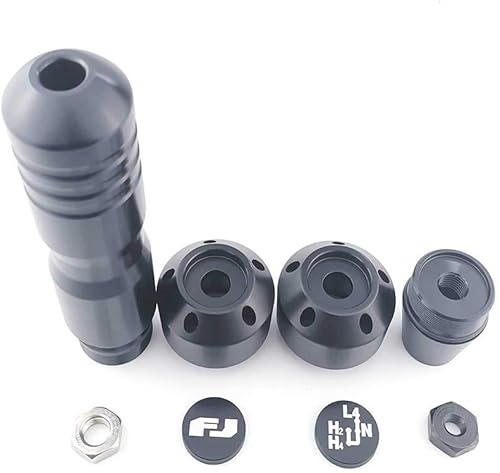 Miniatura 3 de Pomo de palanca de cambios negro para Toyota FJ Cruiser solo 2007-2015 Palanca de cambios Kit de caja de transferencia de camino hecho 6061 aluminio