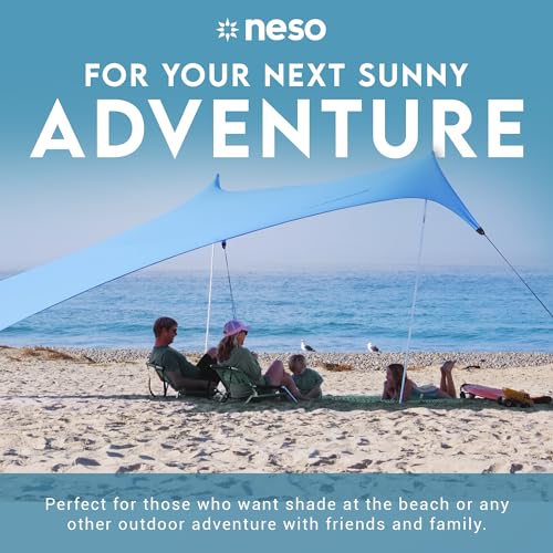 Neso Gigante Portable Beach Tent Sun Shelter - Lightweight Beach Shade Canopy - Easy Setup for Family Outings - Patented - Additional View