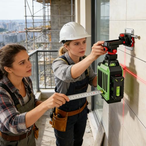 Support de niveau et support de rangement réglable pour construction murale