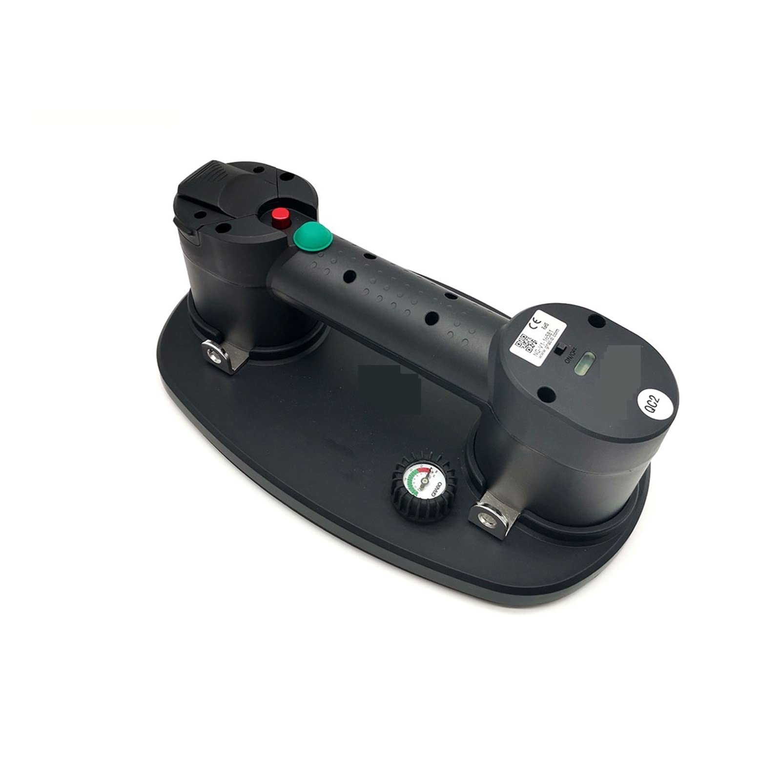 Setter di giunzioni senza cuciture Batteria e due anelli di tenuta Sollevatore a ventosa sottovuoto Heavy Duty Portable Legno Vetro Piastrelle Strumento di trasporto per lastre di quarzo Granito, Pi