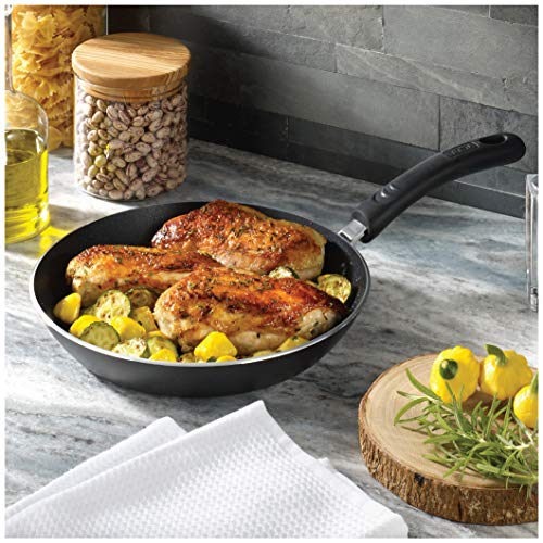 T-Fal Experience Nonstick Cookware Set 12 Piece Induction Pots And Pans, Dishwasher Safe Black #TOP2