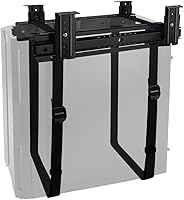 Vista 7 de Under Desk Slide Out PC Mount with Anti-Scratch Sponge, Adjustable CPU Holder Bracket for Computer Tower (Black (Slide Access))