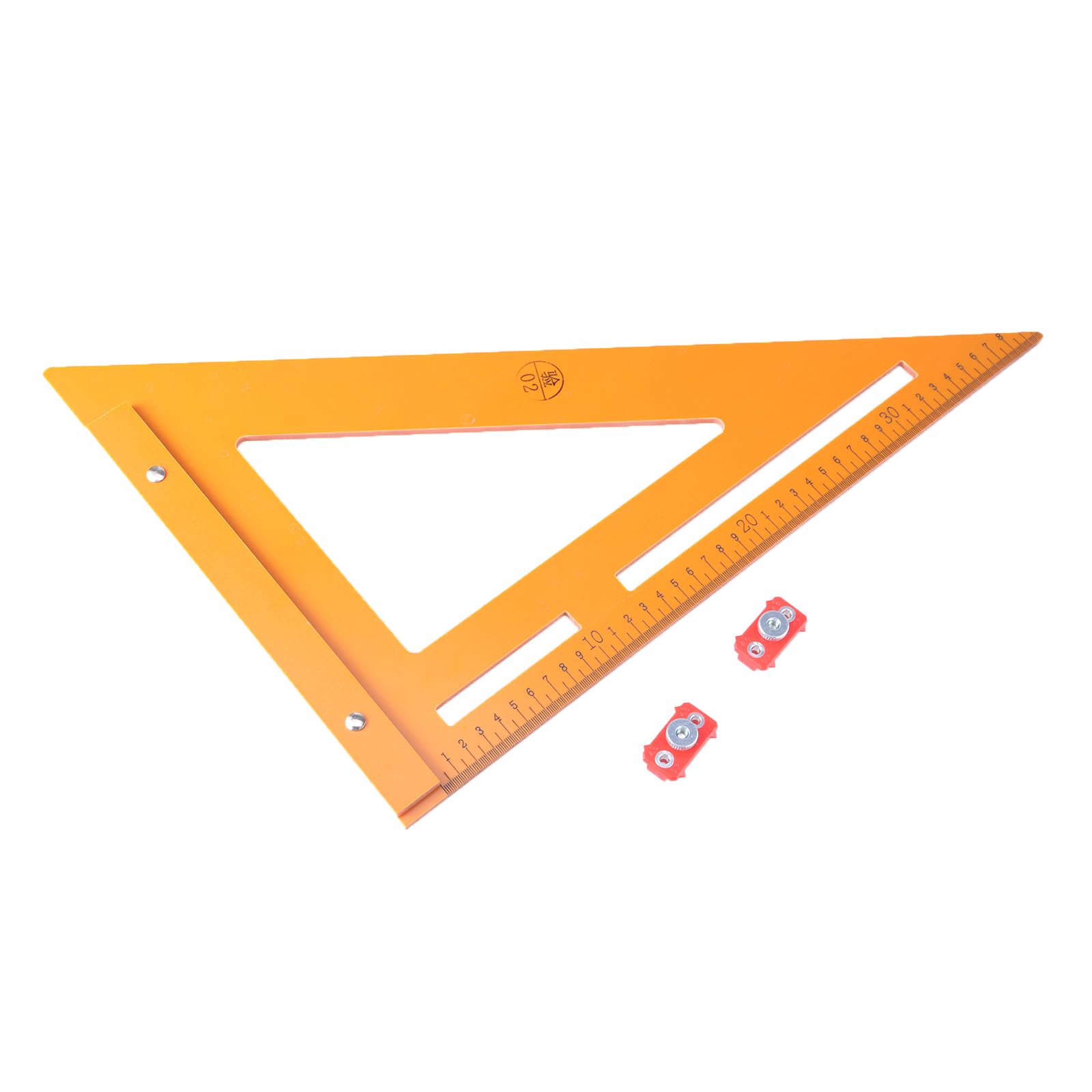 Hole Positioning Marking Ruler Woodworking Ruler for Carpentry Measuring Protractor Professional Woodworking Instrument
