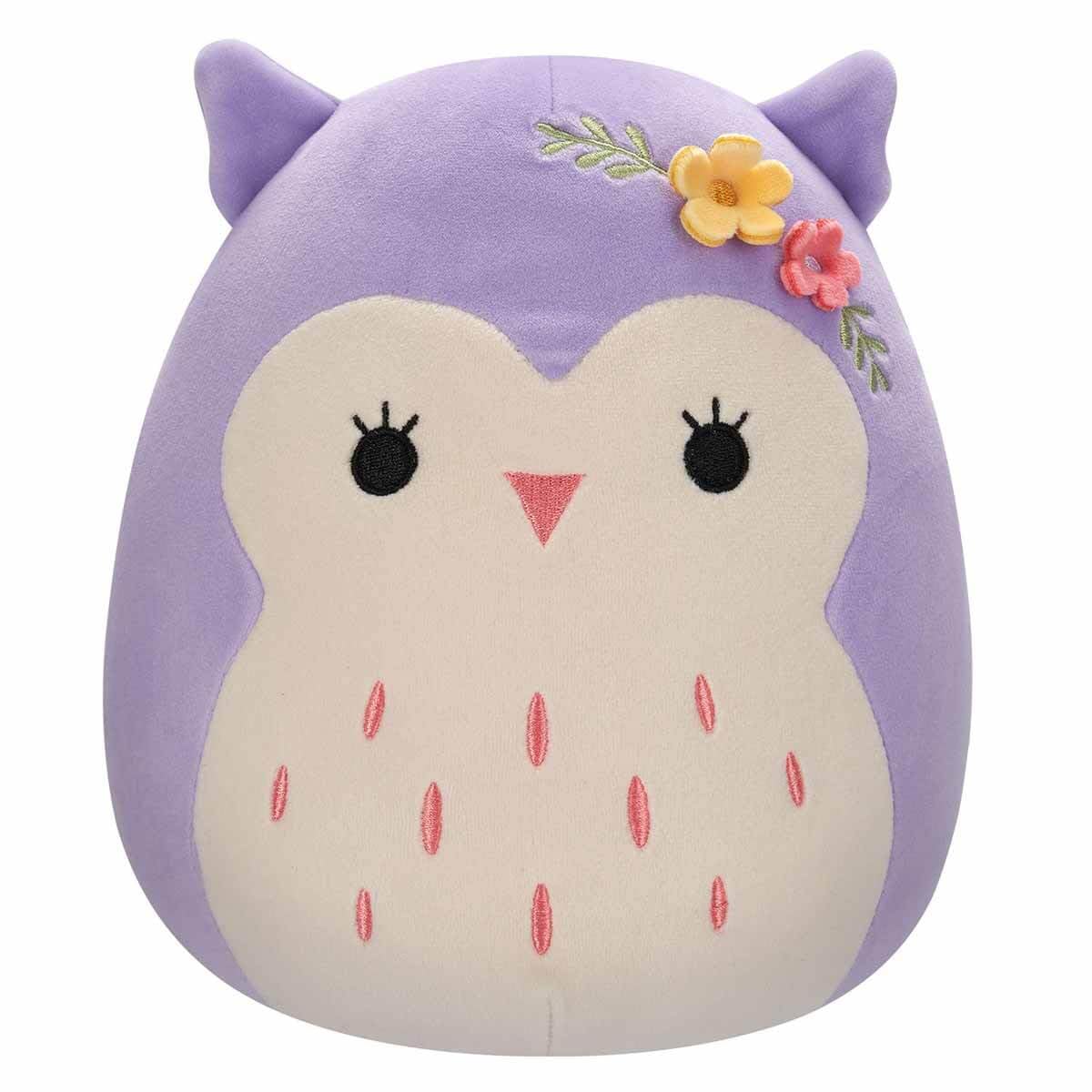 Jazwares 12 inch Holly the Purple Owl Officially Licensed Kellytoy Plush Toy Colorful Soft Gift for Kids Girls & Boys Washable Squishy Stuff Toy Multicolor All Age