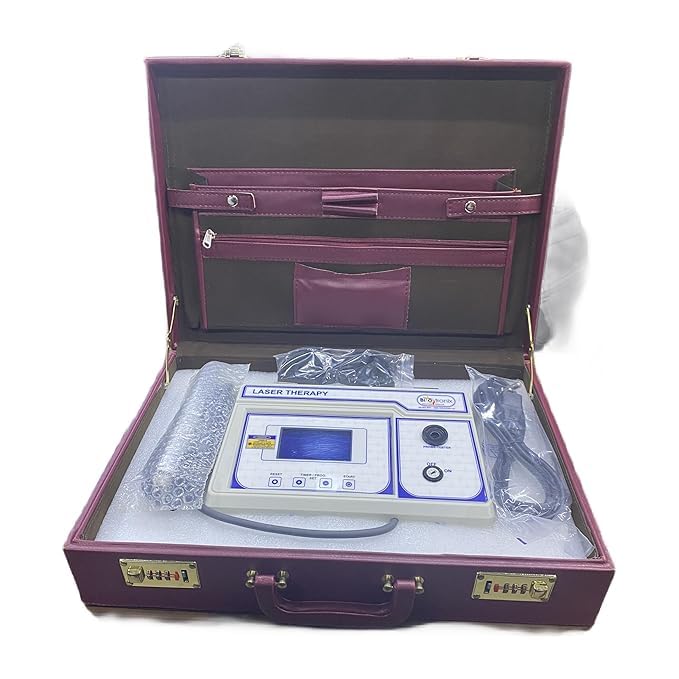 Digital Laser Therapy Pain Relief Red Visible Pointed Probe 750mw 910nm with 2 Year Warranty LCD Display Pre Progrmmed Digital with Probe Testing too | Physiotherapy