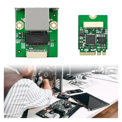 M.2 A+E 2.5Gbps Tarjeta de Red para Servidor Puerto Cable Soporta I225 I226 Chipset Adaptador para Uso Industrial miniatura 2