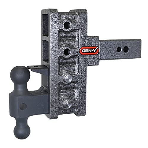 GEN-Y Hitch Offset Drop Hitch with Dual-Ball Mount and Pintle Lock for 2.5-Inch Receiver - 6