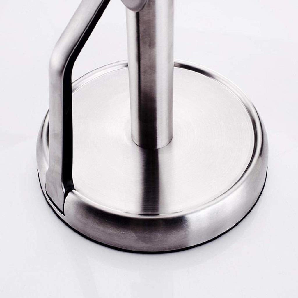 WC in Acciaio Inox Titolare Indipendente Carta Supporto di Carta igienica, con Heavy Duty Base Rotolo Holder Dispenser -per Bagno