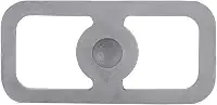Atacante de fogo de aço de alto carbono para sobrevivência ao ar livre, acampamento, caça, leve e portátil, ferramenta de partida de fogo (cinza)