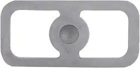 Atacante de fogo de aço de alto carbono para sobrevivência ao ar livre, acampamento, caça, leve e portátil, ferramenta de partida de fogo (cinza)