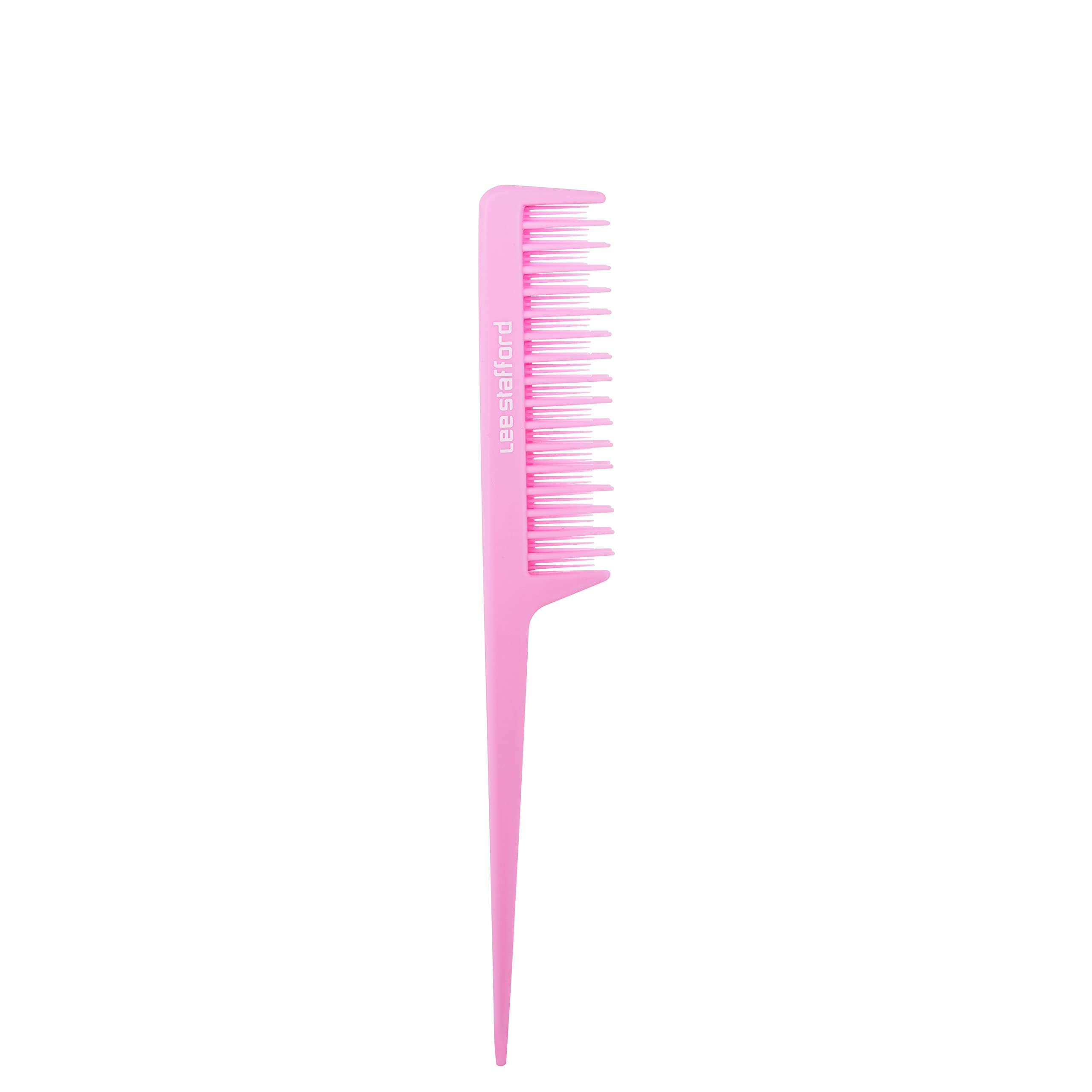 Lee Stafford The Back Combing brush/Comb for Men & Women Pink