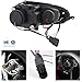 AKKON - For VW Rabbit GTI Jetta R32 Black Bezel Halo DRL LED Strip Halogen Type Projector Headlights