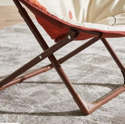 FYCAN Children Folding Monkey Chair Small Moon Recliner Baby Cartoon Backrest Chair Relaxing Chair for Kids Soft Perfect Camping Chair Foldable Indoor and Outdoor Easy to Carry for Toddler -1_Brown 2