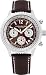 Stuhrling Original Men's 669.03 Monaco Analog Japanese Quartz Brown Genuine Leather Watch