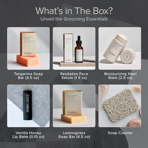 Men's Birthday Care Package with Card - Luxury Gift Set for Men, Body Self Care Kit for Men, Relaxing Spa Birthday Gift Basket by ZAAINA - Image 5