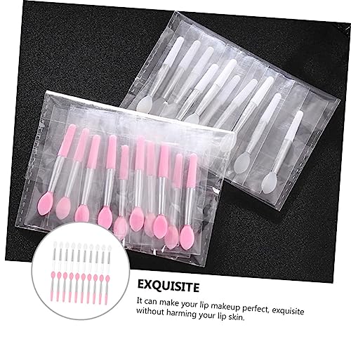 Beavorty 60 Peças Pincel De Silicone Para Lábios Máscara De Lábios De Silicone Pincel Testador De Lá