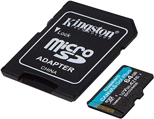 Kingston GO! Plus Works for Samsung Galaxy S21 Ultra 64GB MicroSDXC Canvas Card Verified by SanFlash. (170MBs Works with Kingston)
