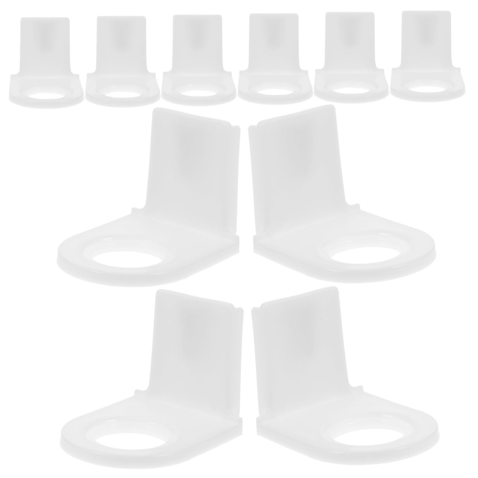 Garneck 10pcs Shower Gel Bottle Racks Self-adhesive over Shower Head Tidy up Your Bathroom